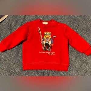 Baby Boy Polo Bear Fleece Sweatshirt 6M